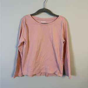 Girls Pink Long Sleeve Shirt Size 6/7